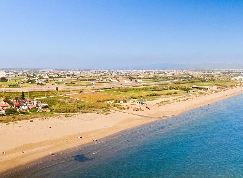 Mediterranean coastline near Valencia